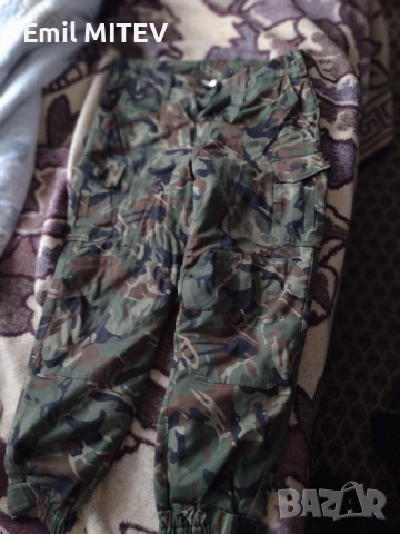 Зимен Военен панталон със подлата.