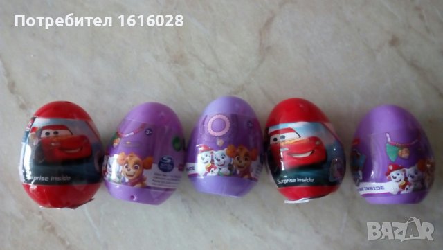 Яйчица с изненада на Пес Патрул и Макуин., снимка 2 - Други - 40090303