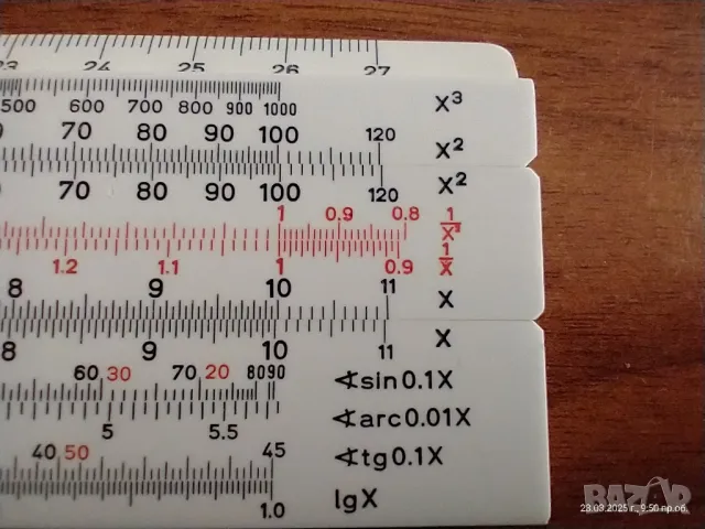 Нова логаритмична, сметачна линия , снимка 3 - Антикварни и старинни предмети - 49602966