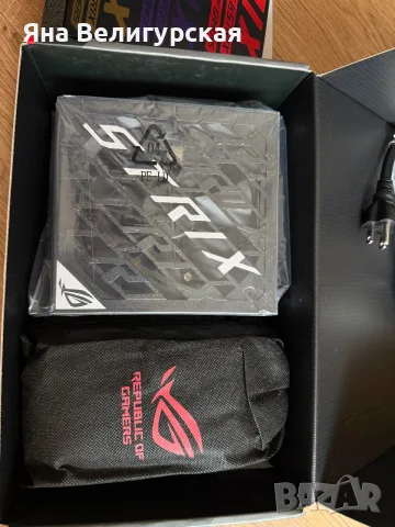 ASUS ROG STRIX 1000W Platinum – Захранване за компютър, снимка 4 - Захранвания и кутии - 56478115
