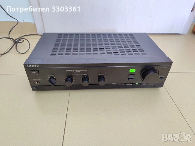 Усилвател Sony TA-F 200 2x60 вата Отличен, снимка 2 - Ресийвъри, усилватели, смесителни пултове - 54326746
