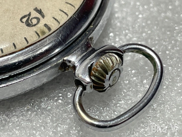 Работещ! Джобен Часовник "Молния" Сделано в СССР, снимка 8 - Антикварни и старинни предмети - 51742387