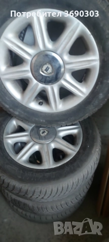 4 броя джанти с зимни гуми за Lancia Lybra 350лв общо 