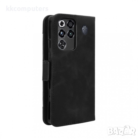 Кожен калъф Портфейл за ZTE nubia RedMagic 11 Pro 5G / 11 Pro+ 5G- Магнитен клипс, Държач за карти и, снимка 12 - Калъфи, кейсове - 52490748