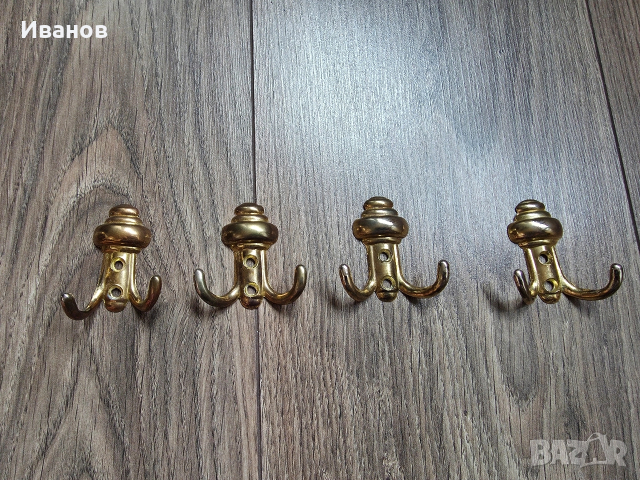 10 бр. закачалки за портманто/мебелен обков, снимка 3 - Други стоки за дома - 54031042