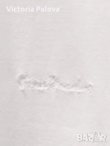 Бяла тениска PIERRE CARDIN,XXL, снимка 4 - Тениски - 29439483