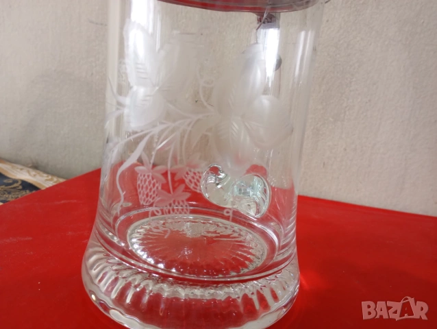 Халба за бира с капак, снимка 2 - Колекции - 53884441