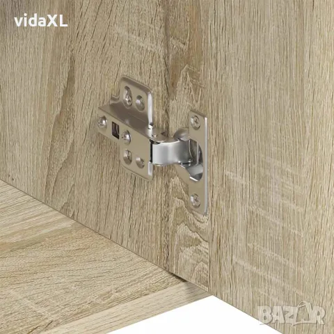vidaXL Бюфет, дъб сонома, 88x30x70 см, инженерно дърво, снимка 9 - Бюфети - 56147763