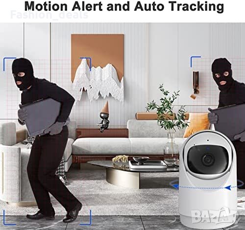 Нова охранителна камера за домашно видеонаблюдение Двуканално аудио, снимка 2 - Комплекти за видеонаблюдение - 40633843