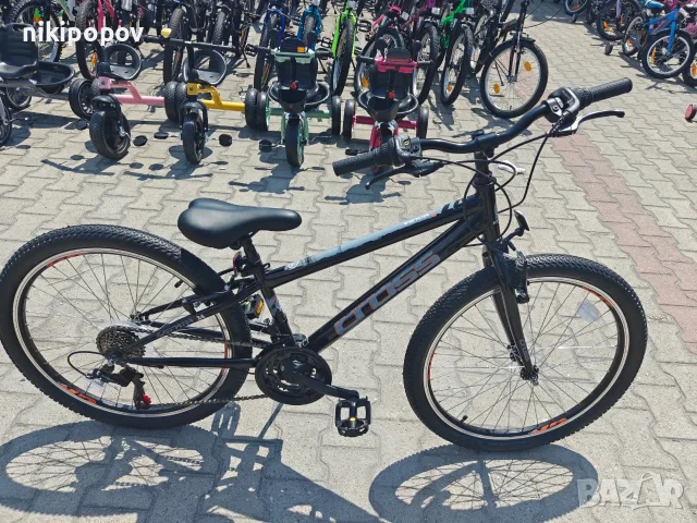 CROSS Велосипед 24" SPEEDSTER черен, снимка 3 - Велосипеди - 56530122