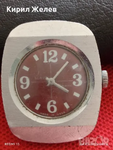 Стар механичен часовник дамски СЛАВА СССР за части ремонт КОЛЕКЦИЯ 47983, снимка 4 - Антикварни и старинни предмети - 50148709