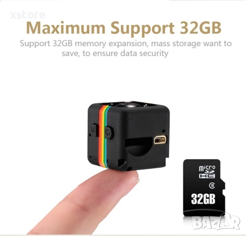 Удароустойчива мини екшън камера с HD резолюция и сензор за движение, снимка 14 - Камери - 52808276