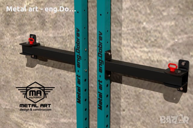 Стойка за клек - сгъваема /Squat rack - foldable/, снимка 3 - Фитнес уреди - 31498850