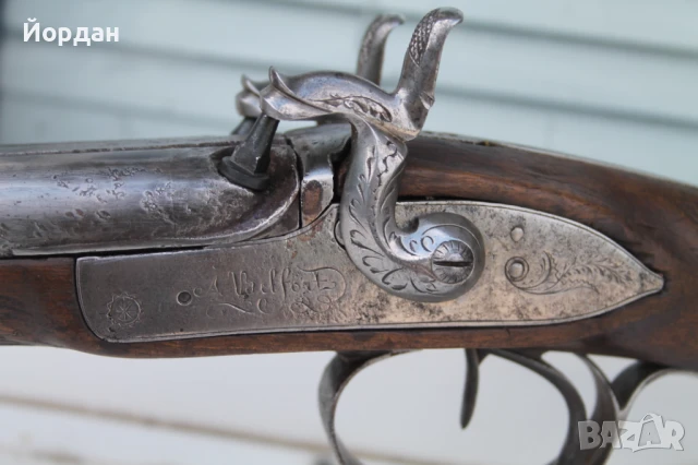 Стара Европейска ловна пушка , снимка 6 - Антикварни и старинни предмети - 50917926