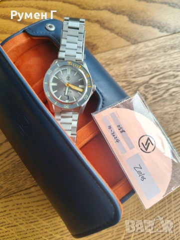 Чисто нов Zelos Swordfish 42 Nimbus Grey limited edition 058/200, снимка 4 - Мъжки - 54208060