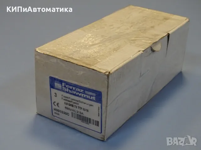 Предпазител Ferraz Shawmut Protistor H301330 Fuses 6.9GRB72TTF0315 315A 690VAC, снимка 10 - Резервни части за машини - 47790300