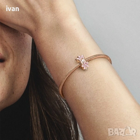 Pandora клипс, Цвете на настроението , снимка 5 - Гривни - 53125101