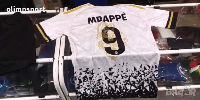 спортен екип Реал Мадрид нов Мбапе тениска и шорти за дете с ръст 140-146см, снимка 3 - Детски комплекти - 48467055