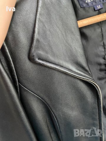 Дамско яке от естествена кожа класически модел , снимка 2 - Якета - 37537996