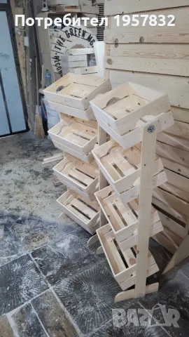 Стелаж стъпаловиден, магазини, търговско оборудване, плод и зеленчук, снимка 8 - Оборудване за магазин - 48896741