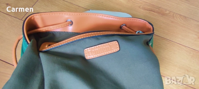 TendenZ - дамска раница в зелен цвят, снимка 12 - Раници - 52429479