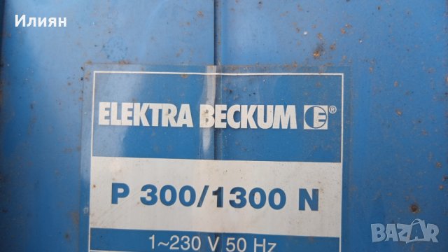 Продавам помпа elektra beckum, снимка 5 - Напояване - 29782435