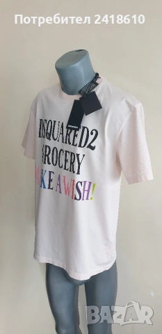 DSQUARED2 Made In Italy Mens Size M НОВО! ОРИГИНАЛ! Мъжка Тениска!, снимка 10 - Тениски - 53758933