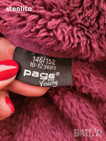 Пухен суитчър с качулка с уши р-р 146/152, снимка 13 - Детски анцузи и суичери - 49335726