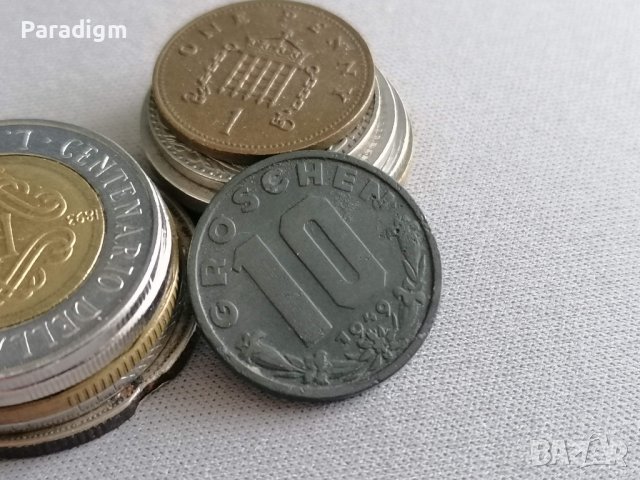 Mонета - Австрия - 10 гроша | 1949г., снимка 1 - Нумизматика и бонистика - 40212095