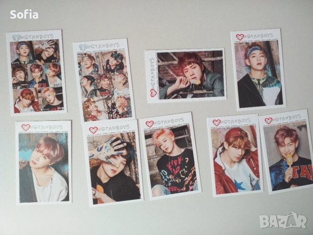 картички на BTS чисто нови