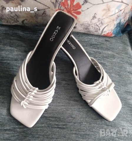 Два чифта / Маркови чехли от естествена кожа "Mango" и "Denver / Hayes" quad comfort , снимка 3 - Чехли - 42670780