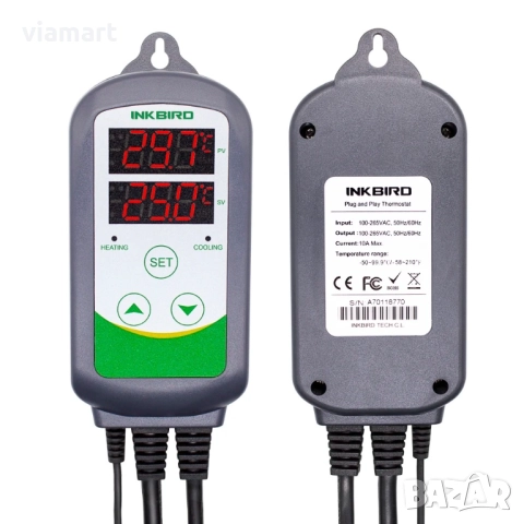 Дигитален терморегулатор/термостат INKBIRD ITC-308 WIFI, двоен изход, снимка 7 - Друга електроника - 52459616