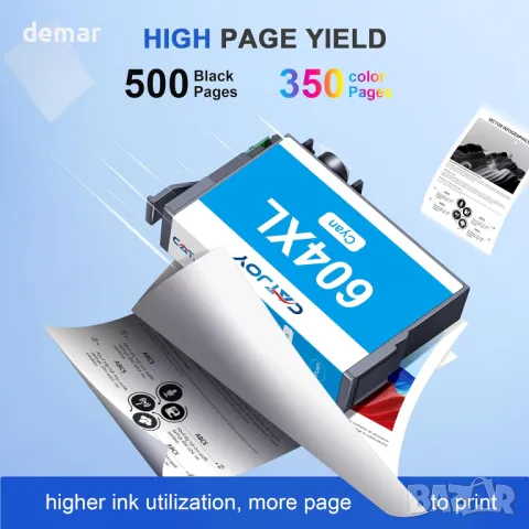 Касети с мастило CATJOY 604XL за Epson 604 Epson 604xl, 10 броя, снимка 3 - Консумативи за принтери - 48836699