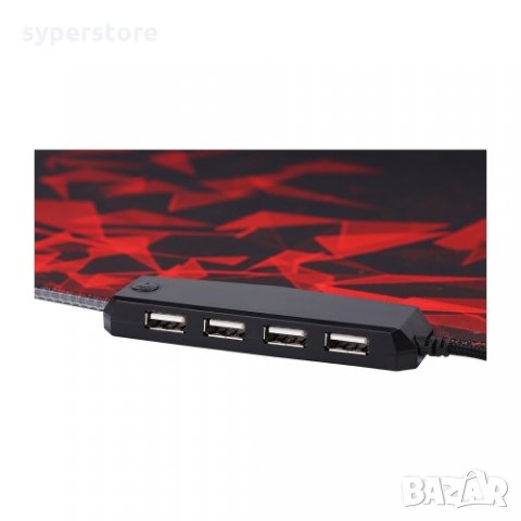 Подложка за мишка Геймърска с вграден USB хъб Marvo MG011 800x300x4мм RGB Подсветка, снимка 2 - Джойстици и геймпадове - 35095531