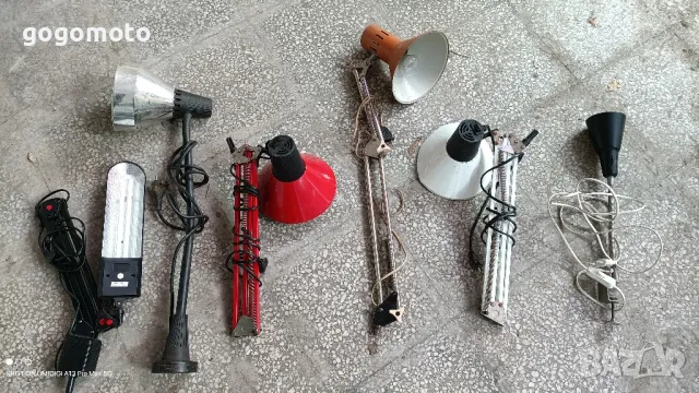 Работна Лампа шарнирна, подвижна, Настолна лампа,за бюро, маса, тезгях, струг, снимка 3 - Настолни лампи - 50414327