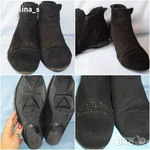 Три различни чифта / Дамски боти Adams Boots и България / естествена кожа и велур , снимка 15 - Дамски боти - 12284028
