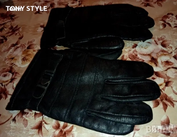 Нови Мъжки Топли Ръкавици Изцяло от Естествена Кожа , снимка 9 - Ръкавици - 51489889