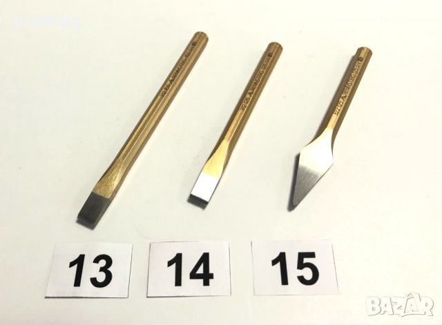 избивачи, секачи, дорници, център, длета, немски, внос от Германия, RENNSTEIG , снимка 7 - Други инструменти - 30873486