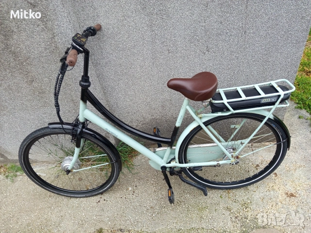 28 цола електрически алуминиев велосипед с 3 скорости усилени капли амортисьои преден , снимка 9 - Велосипеди - 54058384