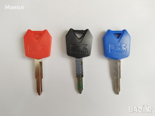 Контактен ключ (заготовка) за Kawasaki ER5 ZX-7R ZX9R ZX900 Versys 650 KLR650 W650 ER-6N и други