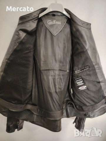 Кожено мото  яке стил "Cafe Racer" , снимка 13 - Аксесоари и консумативи - 52322705