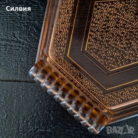 Автентичен винтидж поднос Арт Деко Франция , снимка 5 - Чинии - 54348113