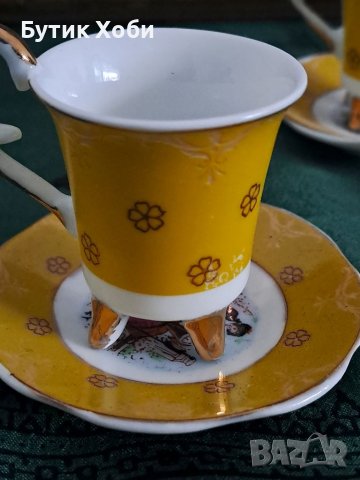 Сет за кафе ,,Лимож,,, снимка 7 - Антикварни и старинни предмети - 38885007