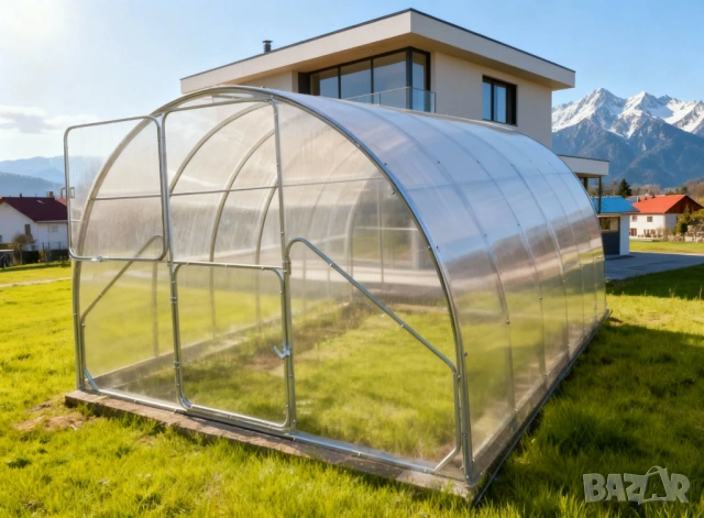 Оранжерия с поликарбонат 3х4 / 3х6 / 3х8 / 3х10 – Профил 40х20