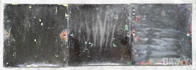 ПРОДАВАМ ЛОТ 3 БРОЯ СТАРИ ЕМАЙЛИРАНИ ТАБЕЛИ , снимка 3 - Антикварни и старинни предмети - 49166912