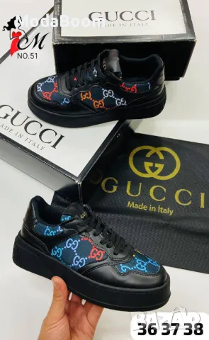 Gucci дамски маратонки Различни цветове, снимка 4 - Маратонки - 48813580