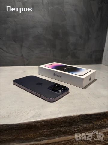 КАТО НОВ Iphone 14 Pro 512 GB Purple, снимка 2 - Apple iPhone - 53902025