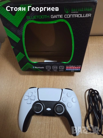 Чисто нов безжичен контролер Battletron Bluetooth, съвместим с Nintendo Switch и PlayStation 4, снимка 2 - Друга електроника - 54306167
