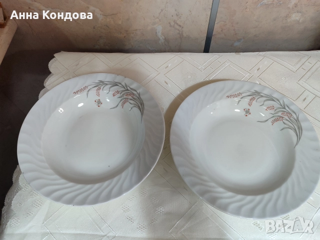 Български порцеланови чинии , снимка 7 - Чинии - 52692060