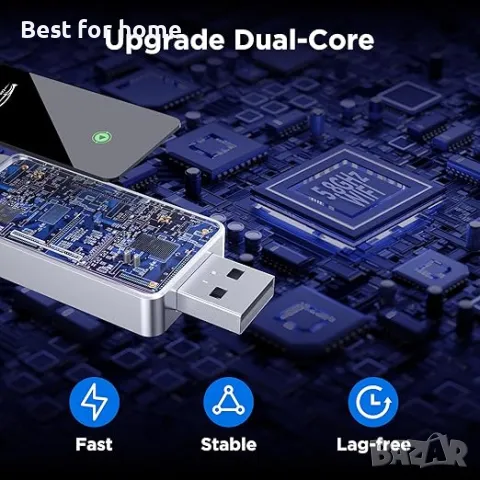 Безжичен CarPlay адаптер vnilrgle, снимка 6 - Аксесоари и консумативи - 49771326